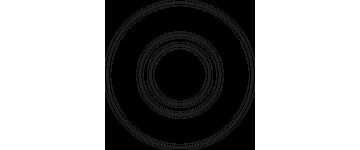 Black Text Transparent Background Round Logo small