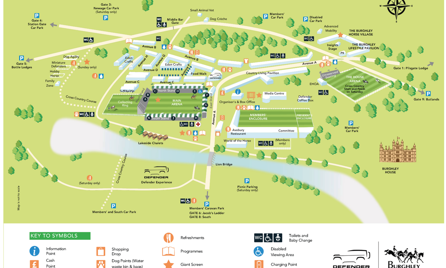 Showground Map