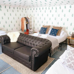 Burghley Boutique Green Yurts Bedouin Deluxe BM sofa four