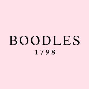 Boodles Logo pinkbackground