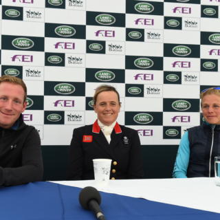 Press conference after dressage phase LRBHT TM19 131460