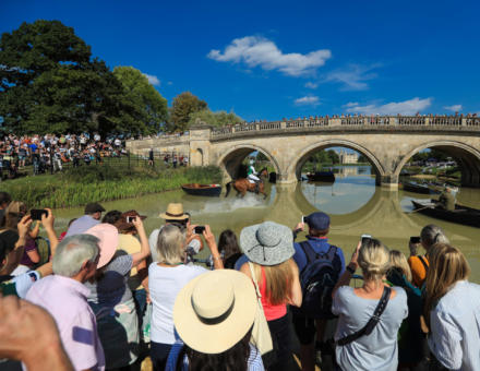 Burghley 2018 M Lewis105 Lion Bridge Crowds