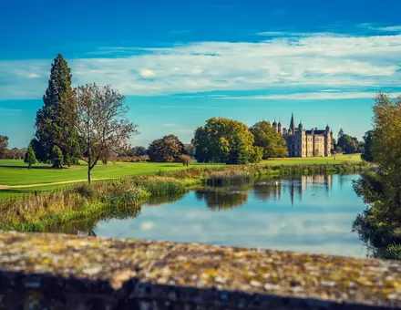 Burghley House from Lion Bridge 353fe568217a4ecd8f2727f818d6534e