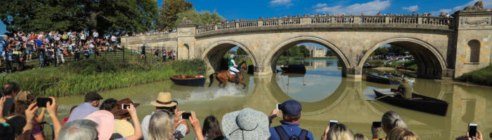 Burghley 2018 M Lewis105 Lion Bridge Crowds